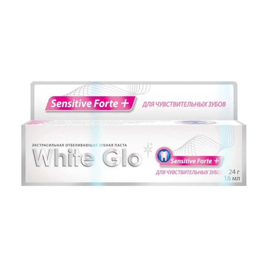 Зубна паста White Glo відбілююча для чутливих зубів 24г: ціни та характеристики