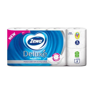 Туалетний папір Zewa deluxe білий, 8 шт