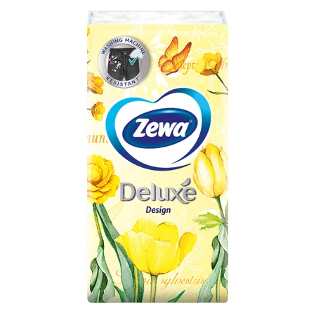 Хусточки носові Zewa Deluxe Design 3 шари 10 шт: ціни та характеристики