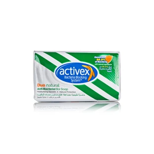 Антибактеріальне мило Activex Дуо Нечурал 120гр