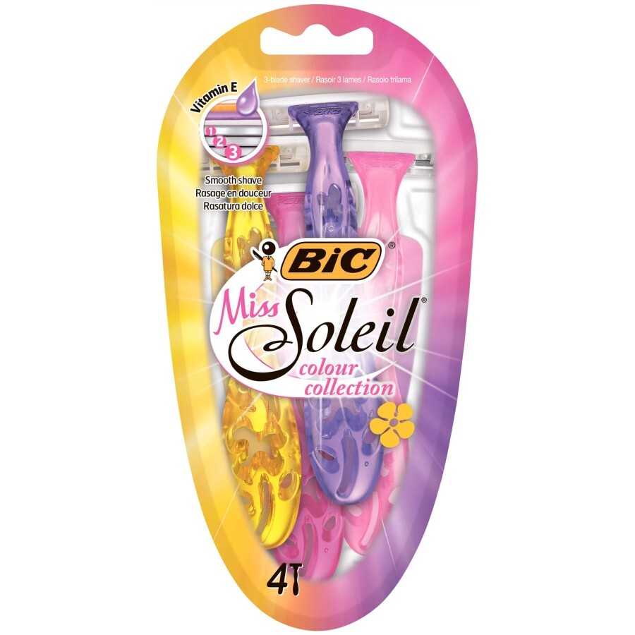 Станок для гоління BIC жіночий одноразовий Міс Солей 4шт: ціни та характеристики