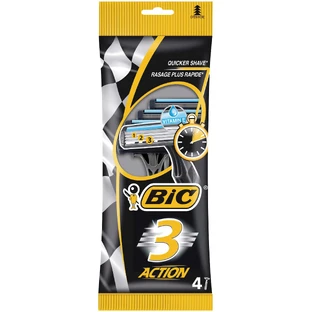 Станок для бритья BIC одноразовый мужской 3 Экшн 4шт