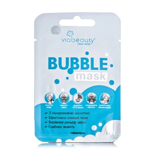 Очищающая Via Beauty Bubble Mask с гиалуроновой кислотой