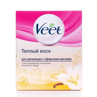 Депилятор теплый воск Veet с эфирными маслами 250г