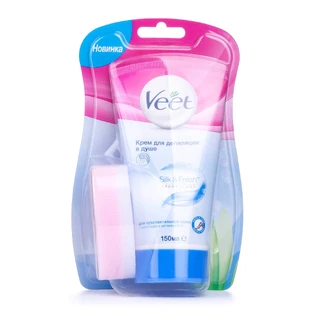 Крем для депіляції Veet в душі для чутливої шкіри 150мл