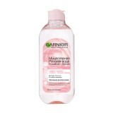 Міцелярна вода Garnier Skin Naturals з трояндовою водою для очищення шкіри обличчя, 400 мл