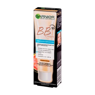 ВВ-крем Garnier Skin Naturals Комплексний матуючий крем для обличчя натурально-бежевий SPF 20, 40 мл