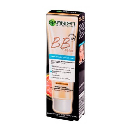 ВВ-крем Garnier Skin Naturals Комплексный матирующий крем для лица SPF 20, 40 мл