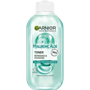 Тонік для обличчя Garnier Skin Naturals Зволожувальний гіалуроновий Алое для всіх типів шкіри, 200 мл