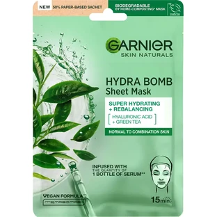 Маска для лица Garnier Skin Naturals Индивидуальное увлажнения свежесть, 32 г