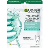 Гіалуронова Тканинна Алое-маска Garnier Skin Naturals для шкіри обличчя, 28 г
