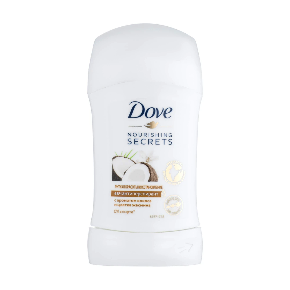 Антиперспирант-стик Dove Nourishing Secrets Ритуал красоты Восстановление 40 мл: цены и характеристики