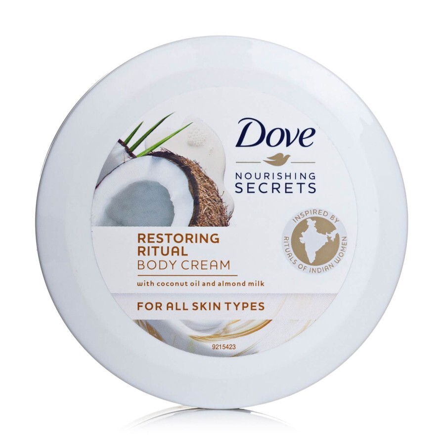 Крем для тіла Dove з кокосовою олією та мигдальним молочком 250 мл: ціни та характеристики