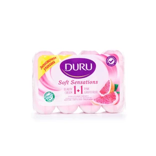 Мило тверде Duru 1+1 Грейпфрут і крем 4 х 90 г