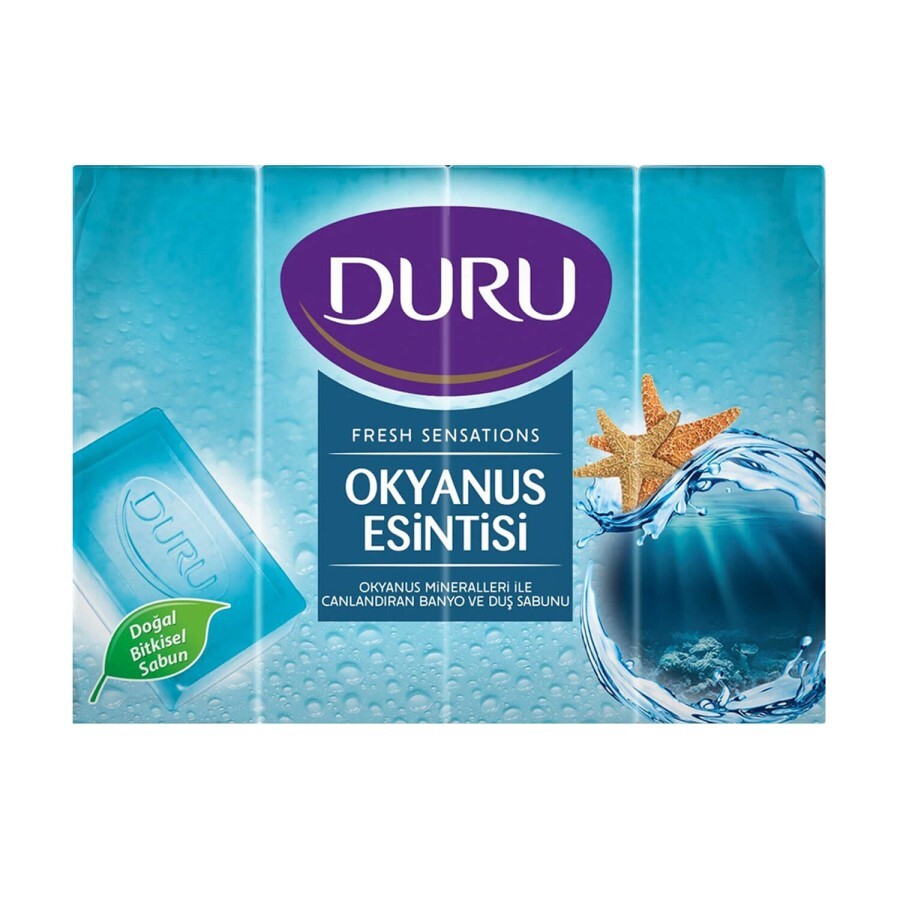Тверде мило Duru Fresh Sensations Океанський Бриз 4 х 150 г: ціни та характеристики