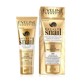 Матуючий ВВ крем Eveline Royal Snail Проти недосконалостей 50 мл