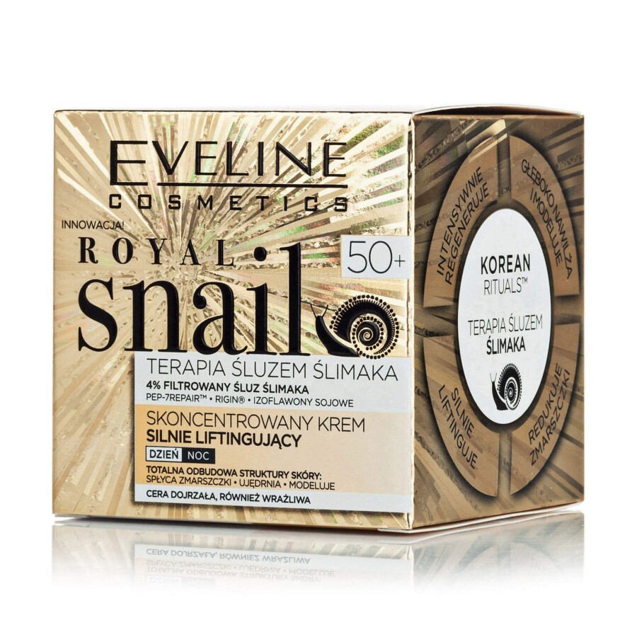 Крем-концентрат Eveline Royal Snail Інтенсивний ліфтинг 50+ 50 мл: ціни та характеристики