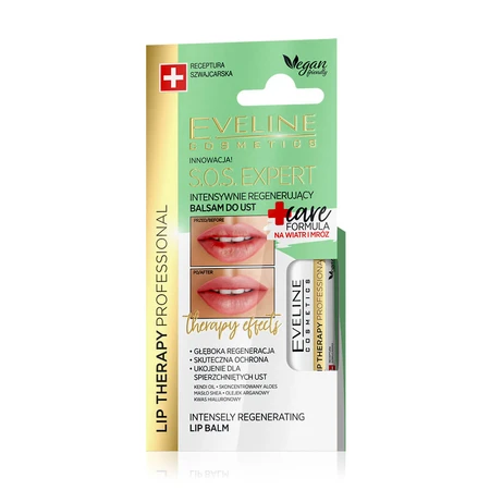 Бальзам для губ Eveline Cosmetics S.O.S. Expert Care Formula Регенерирующий 4.5 г: цены и характеристики