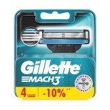 Сменные картриджи для бритья Gillette Mach3 мужские 4 шт