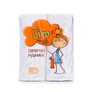 Рушники паперові Літо целюлозні 2 шт