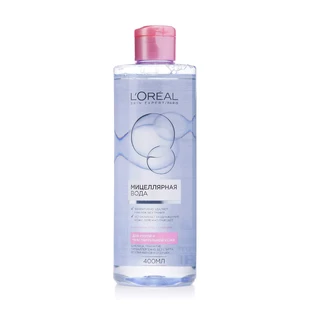 Мицеллярная вода для очищения лица L'Oreal Paris Skin Expert для сухой и чувствительной кожи 400 мл