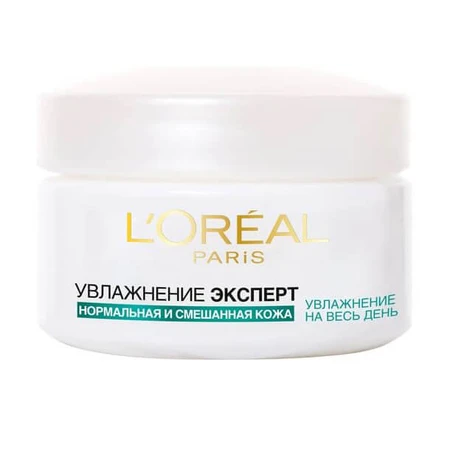 Крем-гель для лица L’Oreal Paris Увлажнение Эксперт для нормальной и комбинированной кожи 50 мл: цены и характеристики