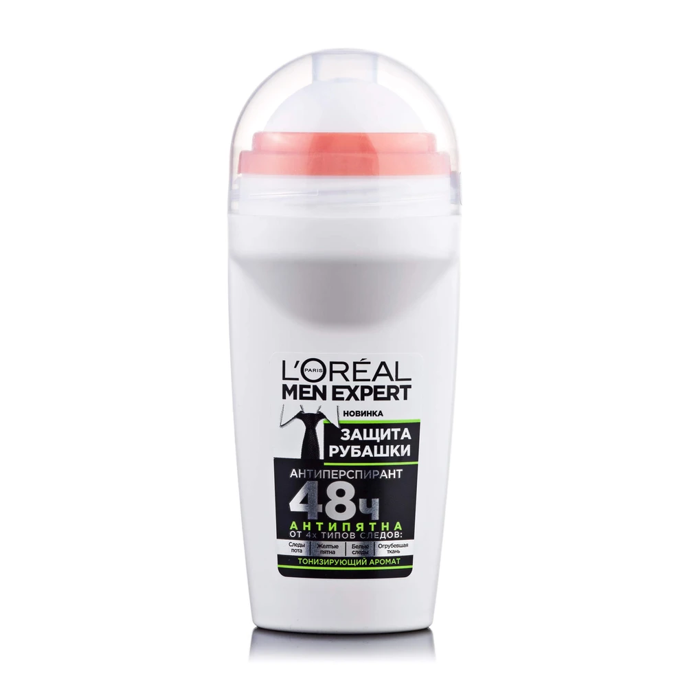 Шариковый дезодорант-антиперспирант L'oreal Men Expert 48Н Защита рубашки мужской 50 мл: цены и характеристики