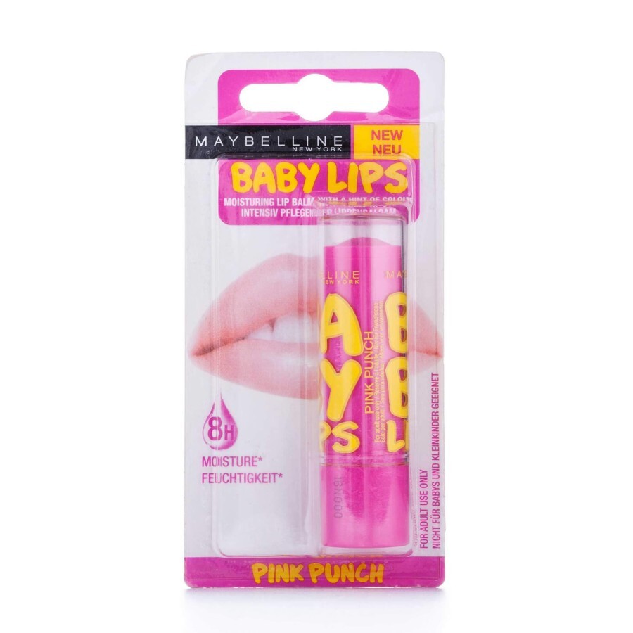 Захищаючий бальзам для губ Maybelline New York Baby Lips Рожевий пунш 4.4 г: ціни та характеристики