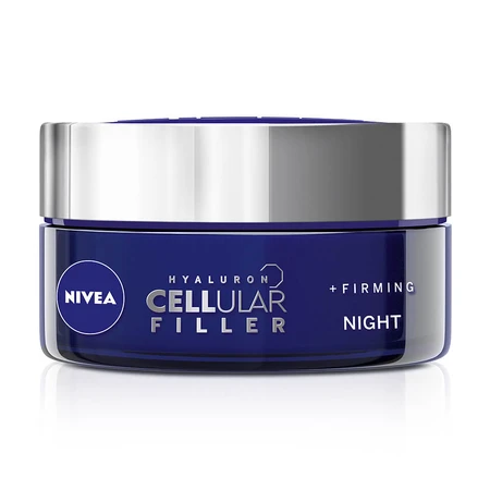 Нічний крем для обличчя Nivea Hyaluron Cellular Filler Firming Антівіковий 50 мл: ціни та характеристики