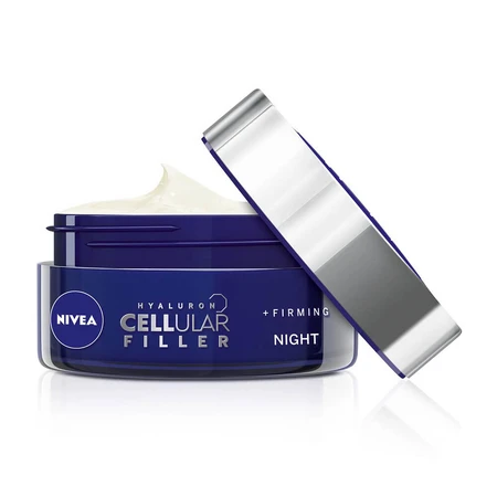 Нічний крем для обличчя Nivea Hyaluron Cellular Filler Firming Антівіковий 50 мл: ціни та характеристики