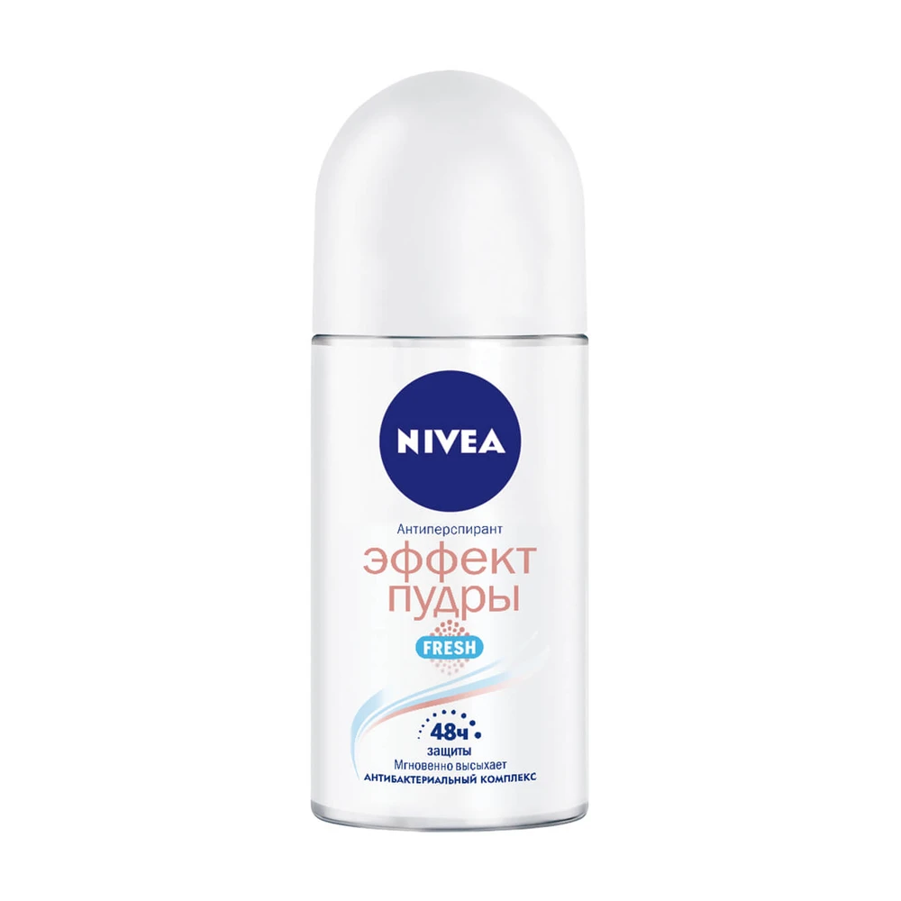 Шариковый антиперспирант Nivea Fresh Эффект пудры женский 50 мл: цены и характеристики