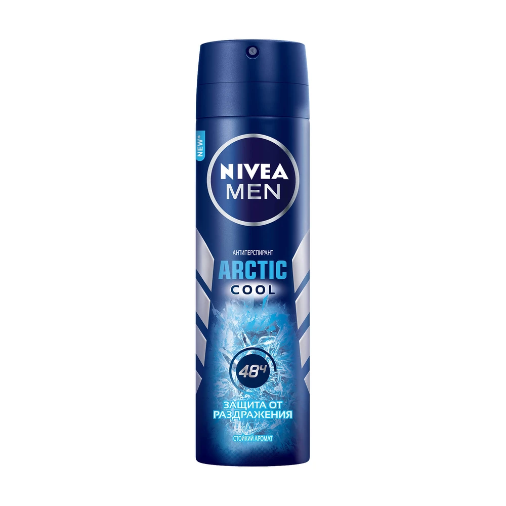 Антиперспірант-спрей Nivea Men Arctic Cool Захист від подразнень чоловічий 150 мл: ціни та характеристики