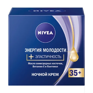 Крем нічний Nivea Енергія молодості 35+ 50 мл