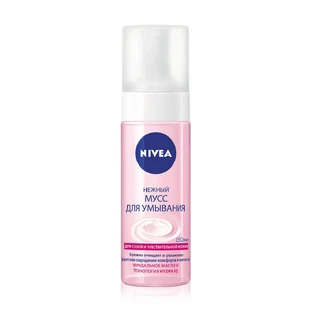 Ніжний мус для вмивання Nivea Aqua Effect для обличчя 150 мл