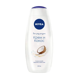 Гель-догляд для душу Nivea Крем-кокос 500 мл