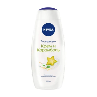 Гель для душу Nivea Крем та карамболь 500 мл