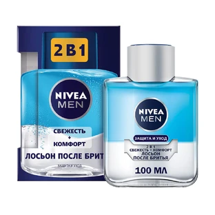 Лосьйон після гоління Nivea Men 2в1 Захист і догляд - свіжість + комфорт 100 мл