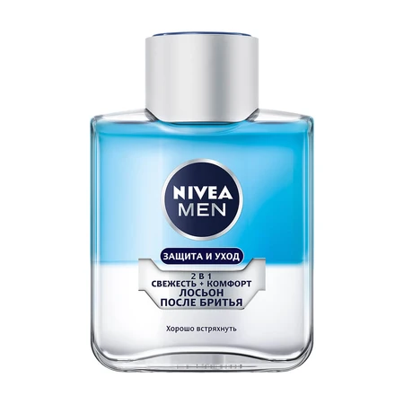 Лосьйон після гоління Nivea Men 2в1 Захист і догляд - свіжість + комфорт 100 мл: ціни та характеристики
