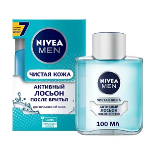 Лосьйон після гоління Nivea Чиста шкіра Чоловічий активний для проблемної шкіри 100 мл
