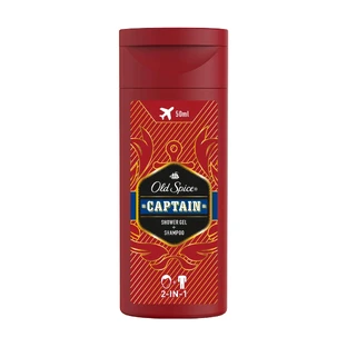 Гель для душа и шампунь Old Spice 2-в-1 Captain мужской 50 мл