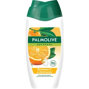 Гель-крем для душа Palmolive Натурэль Витамин С и Апельсин, с увлажняющим молочком, 250 мл