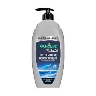 Гель для душа Palmolive Men Арктический ветер 3 в 1 для тела, лица и волос 750 мл