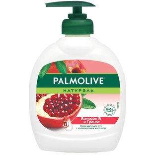 Рідке крем-мило Palmolive Натурель Вітамін B і Гранат, 300 мл 