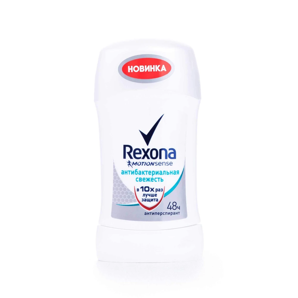 Антиперспирант-стик Rexona MotionSense Антибактериальная свежесть женский 40 мл: цены и характеристики