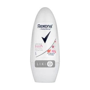 Шариковый антиперспирант Rexona Motion Sense Stay Fresh 48H Белые цветы и Личи женский 50 мл