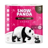 Туалетная бумага Снежная Панда Extra Care Aroma 4-слойная 4 шт