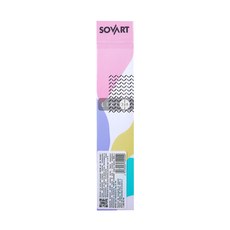 Пилочка для ногтей SOVART двухсторонняя 150/240 грит: цены и характеристики