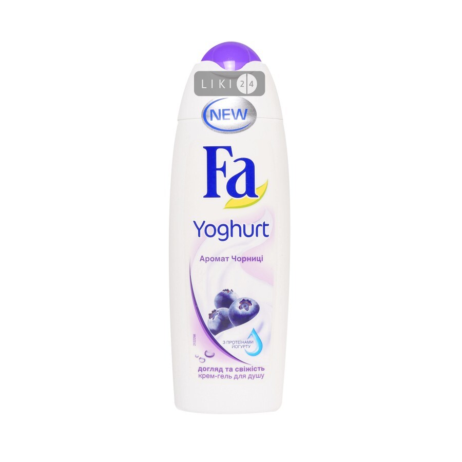 Крем-гель для душf Fa Blueberry Yoghurt 250 мл: цены и характеристики