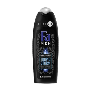 Гель для душу Fa Men Polynesia Elements Tropic Storm 3 в 1 чоловічий 250 мл