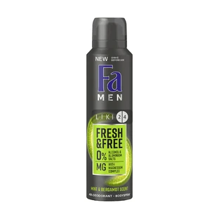 Дезодорант-спрей Fa Men Fresh & Free Аромат м'яти та бергамоту чоловічий 150 мл